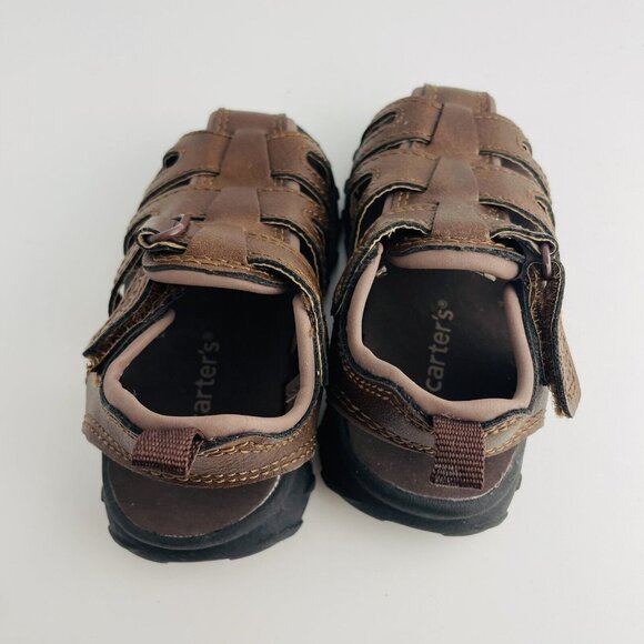Carter’s Sandals‎ Fisherman Vasco Toddler Size 5M Brown Summer Shoes - Picture 2 of 8